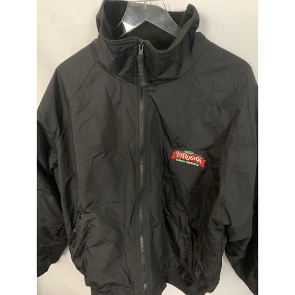 LaRosa’s Pizzeria Black Full Zip Men’s XL Employee Uniform Jacket Coat - Picture 2 of 6